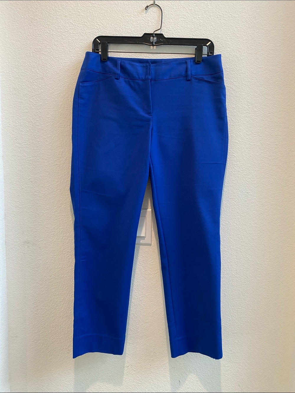 White House Black Market Bright Cobalt Straight Leg Pants